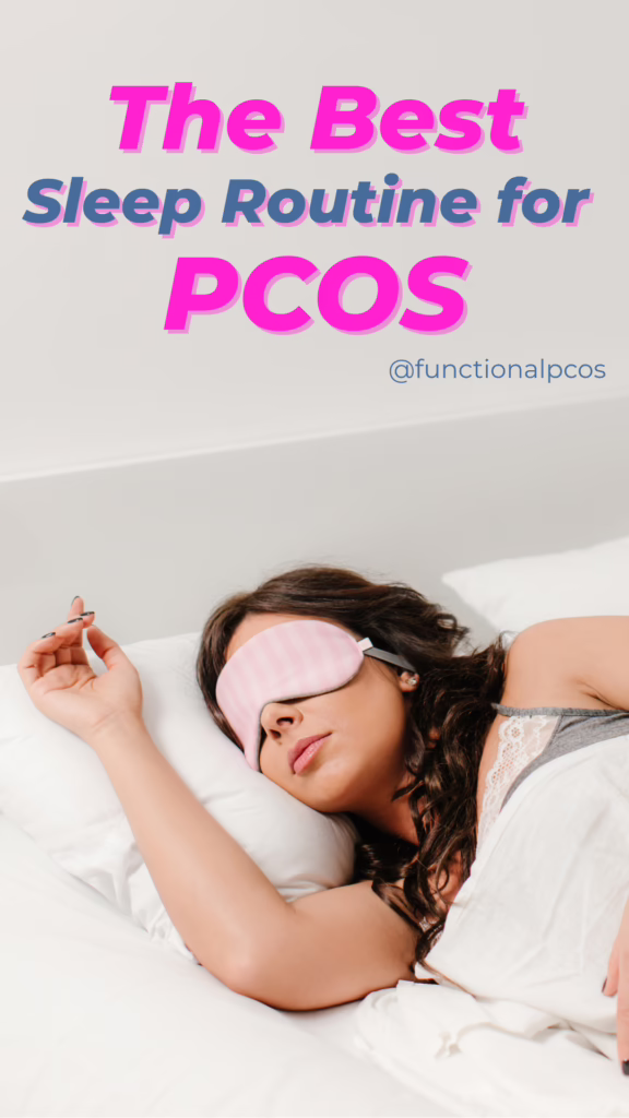 pcos sleep routine