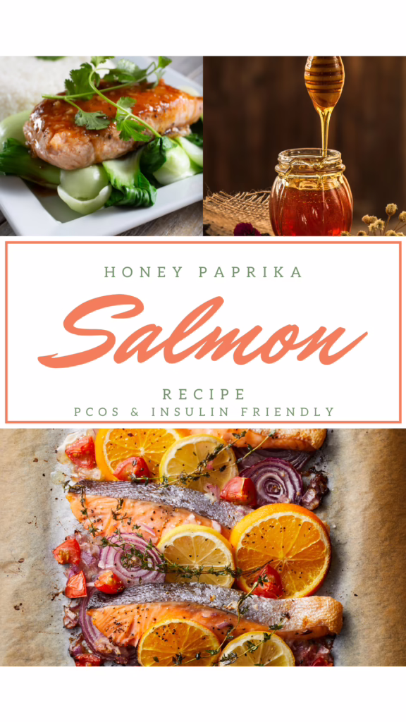 honey paprika salmon recipe for pcos graphic